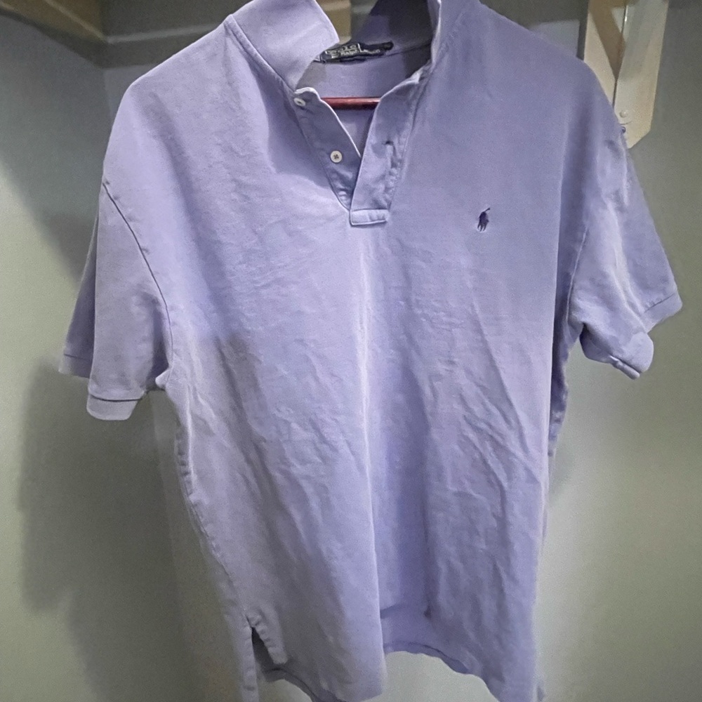 Polo by Ralph Lauren Men's Lavender Polo Shirt